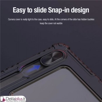 Nillkin Bumper atverčiamas smūgiams atsparus dėklas (Samsung Tab S9 (SM-X710-SM-X716/Tab S9 Fe (X510-X516B)/Tab S10 Fe/Tab S10 Lite)